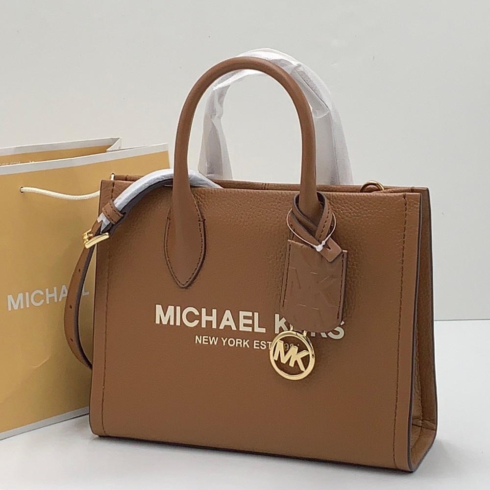 MICHAEL KORS Mirella Small Shopper TZ XBody Pebbled Leather Crossbody
Luggage - Picture 2 of 16